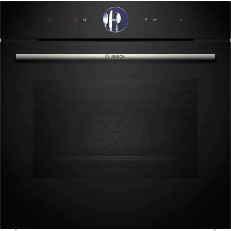 BOSCH Four encastrable pyrolyse HRG7764B1, Série 8, fonction vapeur, 71 litres