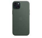Apple Custodia MagSafe in tessuto Finewoven per iPhone 15 Plus - Sempreverde