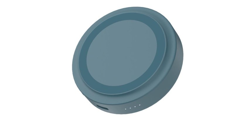 Celly MAGPB3000 3000 mAh Carica wireless Blu, Blu marino