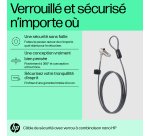 HP Câble de verrouillage avec combinaison Nano