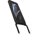 OtterBox React Necklace hoesje voor iPhone SE (3rd/2nd gen)/8/7, ultradun, beschermhoesje met verstelbare en afneembare kettingriem, getest volgens militaire standaard, Zwart