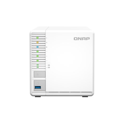 QNAP TS-364 NAS Tower Intel® Celeron® N5095 8 Go DDR4 0 To QNAP Turbo System Blanc