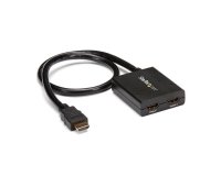 StarTech.com Splitter vidéo HDMI 4K à 2 ports - Répartiteur HDMI 1 x 2 alimenté par USB ou adaptateur d'alimentation