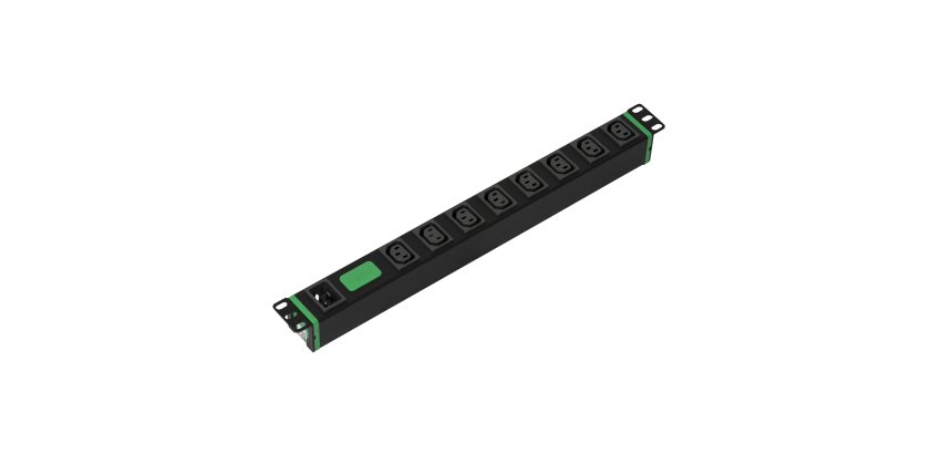 APC Easy Rack unité de distribution d'énergie 8 sortie(s) CA 1U Noir