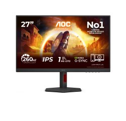 AOC G4 27G4ZR/69 Monitor PC 68,6 cm (27") 1920 x 1080 Pixel Nero, Rosso