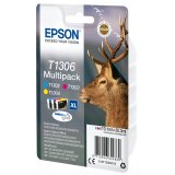 Epson Stag Encre DURABrite Ultra multipack 3 couleurs Cerf T1306