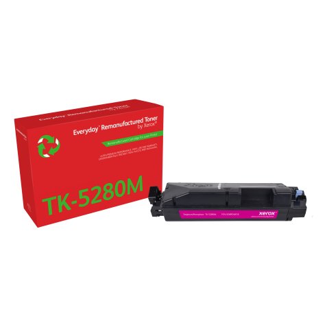 Remanufacturé Everyday Toner remanufacturé Magenta Everyday™ de Xerox compatible avec Kyocera TK-5280M, Capacité standard