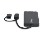 StarTech.com Adaptateur USB vers Double HDMI, USB A/C vers 2 Écrans HDMI (1x 4K30Hz, 1x 1080p), Câble de 11 cm, Adaptateur USB 3.0 vers Écran HDMI, Windows/macOS, Noir
