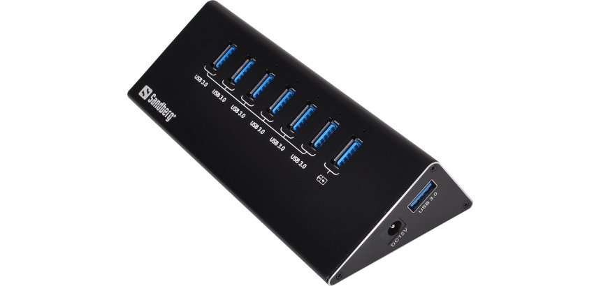 Sandberg USB 3.0 Hub 6+1 ports