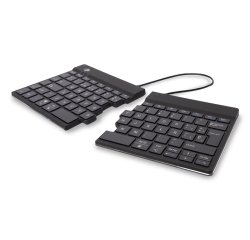 R-Go Tools Teclado ergonómico R-Go Split Break con software de pausa, teclado dividido ergonómico, QWERTY (ES), bluetooth, negro