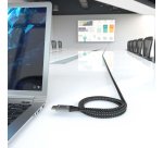 AISENS Cable HDMI V2.1 ultra alta velocidad / HEC 8K@60Hz 48Gbps, A/M-A/M, Gris/Negro, 10m