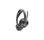 HP Poly Micro-casque Poly Voyager Focus 2 USB-C-C certifié Microsoft Teams + adaptateur USB-C/A