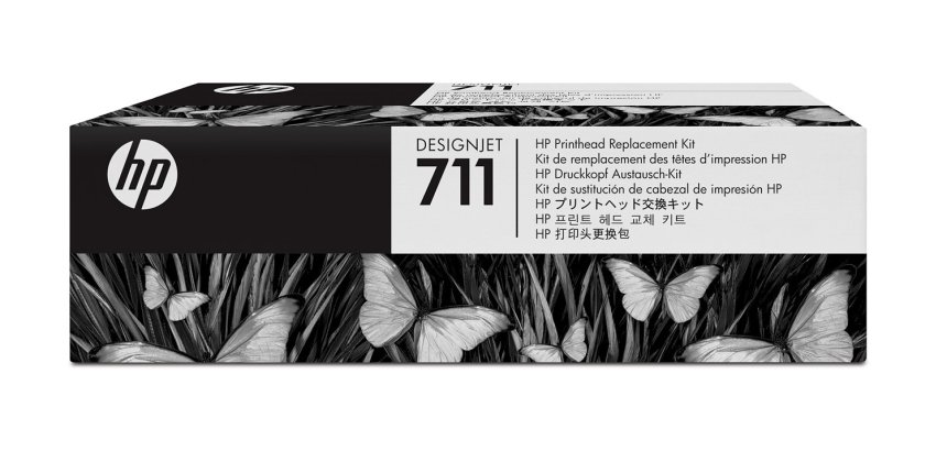 HP 711 - Schwarz, Gelb, Cyan, Magenta - Druckkopf
