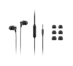 Lenovo 4XD1J77352 auricular y casco Auriculares Alámbrico Dentro de oído Oficina/Centro de llamadas Negro