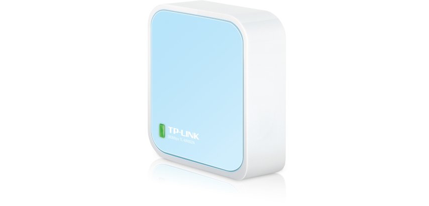 TP-Link TL-WR802N wireless router Fast Ethernet Single-band (2.4 GHz) Blue, White