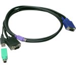 LevelOne ACC-3201 cavo per tastiera, video e mouse Nero 1,8 m