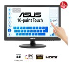 ASUS Touch VT169HE écran plat de PC 39,6 cm (15.6") 1920 x 1080 pixels Full HD LED Écran tactile Dessus de table Noir