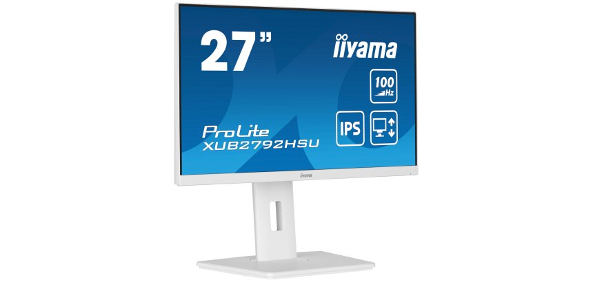 iiyama ProLite XUB2792HSU-W6 Monitor PC 68,6 cm (27") 1920 x 1080 Pixel Full HD LED Bianco