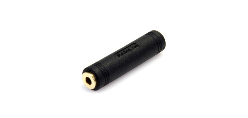 StarTech.com 3.5 mm to 3.5 mm Audio Coupler - Female to Female