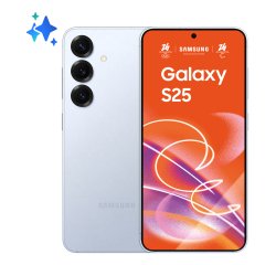 Samsung Galaxy S25 Smartphone AI, Display 6.2'' FHD+ Dynamic AMOLED 2X, Fotocamera 50MP, RAM 12GB, 256GB, 4.000 mAh, Icyblue
