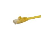 StarTech.com 5m CAT6 Ethernet Cable - Yellow CAT 6 Gigabit Ethernet Wire -250MHz 100W PoE RJ45 UTP Network/Patch Cord Snagless w/Strain Relief Individually Tested