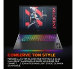 HP OMEN MAX Gaming Laptop 16-ak0020nf Copilot+ PC AMD Ryzen AI 7 Ordinateur portable 40,6 cm (16") WQXGA 32 Go DDR5-SDRAM NVIDIA GeForce RTX 5070 Ti Wi-Fi 7 (802.11be) Windows 11 Home Noir