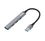 Equip 128960 hub di interfaccia USB 3.2 Gen 1 (3.1 Gen 1) Type-A 5000 Mbit/s Nero, Grigio
