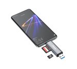 Equip 245460 lettore di schede USB 3.2 Gen 1 (3.1 Gen 1) Type-A/Type-C Grigio
