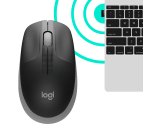 Logitech M190 - Maus - Mid Gray