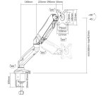 Equip Soporte de sobremesa para monitor interactivo de 17"-32