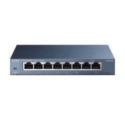 TP-Link TL-SG108 Non-géré Gigabit Ethernet (10/100/1000) Noir