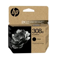 HP 308e EvoMore Black Original Ink Cartridge