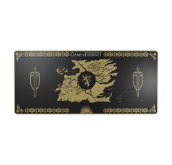 Lexip HBO Game of Thrones - Lannister Edition Tapis de souris de jeu Noir, Jaune