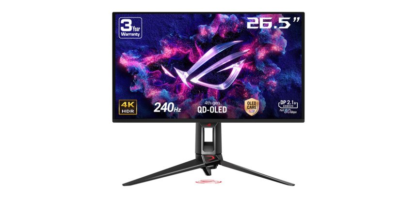 ASUS ROG Swift OLED PG27UCDM pantalla para PC 67,3 cm (26.5") 3840 x 2160 Pixeles 4K Ultra HD QD-OLED Negro