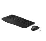 HP 680 CFT Dual-Mode KB/Mse Combo FR clavier Souris incluse Maison RF sans fil + Bluetooth Noir