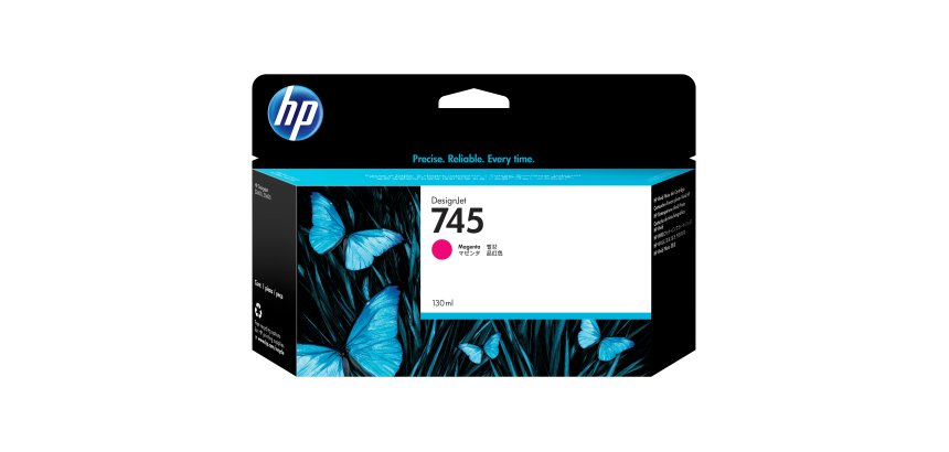 HP 745 - magenta - original - DesignJet - ink cartridge