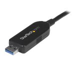 StarTech.com USB 3.0 Data Transfer Cable for Mac and Windows~USB 3.0 Data Transfer Cable for Mac and Windows, 2m (6ft)