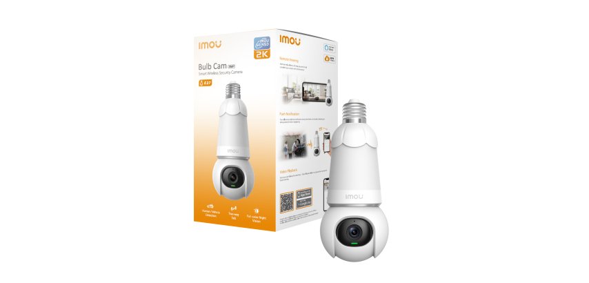 Imou Bulb Cam with light 2K Lampadina Telecamera di sicurezza IP Esterno 2304 x 1296 Pixel Soffitto