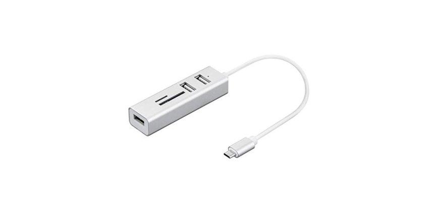 Nilox NX090301141 base para portátil y replicador de puertos USB 3.2 Gen 1 (3.1 Gen 1) Type-C Plata