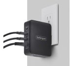 StarTech.com Chargeur Mural USB-C 140W, 3x USB-C/1x USB-A, Adaptateur d'Alimentation Power Delivery 3.1 International GaN pour MacBook/Dell XPS/Inspiron
