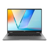 ASUS Vivobook 14 Flip TP3407SA-QL019X Copilot+ PC Intel Core Ultra 5 226V Hybride (2-en-1) 35,6 cm (14") Écran tactile WUXGA 16 Go LPDDR5x-SDRAM 512 Go SSD Wi-Fi 7 (802.11be) Windows 11 Pro Gris