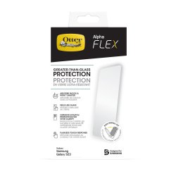 OtterBox Protecteur d'écran Alpha Flex pour Galaxy S23, Protection ultra solide contre les fissures et les éclats, résistant aux éclats, protection antimicrobienne