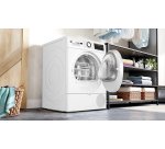 BOSCH Sèche-linge pompe à chaleur WQG133DTFR, Série 6, Rotation alternée