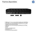 HP ProDesk 4 G1i AI PC Intel Core Ultra 5 235T 16 GB DDR5-SDRAM 512 GB SSD Windows 11 Pro Mini PC Negro