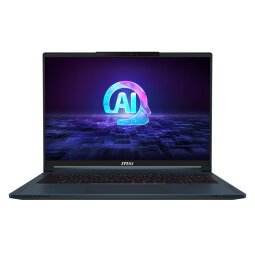 MSI Stealth 16 AI Studio A1VGG-046XES Intel Core Ultra 9 185H Portátil 40,6 cm (16") Quad HD+ 32 GB DDR5-SDRAM 1 TB SSD NVIDIA GeForce RTX 4070 Wi-Fi 7 (802.11be) FreeDOS Azul