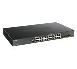 D-Link DGS-1250-28XMP Géré L3 Gigabit Ethernet (10/100/1000) Connexion Ethernet, supportant l'alimentation via ce port (PoE) Noir