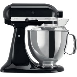 KITCHENAID Robot culinaire Artisan 4,8L 5KSM175 Noir Onyx