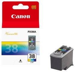 Canon CL-38 - kleur (cyaan, magenta, geel) - origineel - inktcartridge