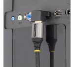 StarTech.com Adaptateur HDMI 2.0 à Angle Droit Vertical, Mâle vers Femelle, Économiseur de Port HDMI Vertical à 90 Degrés, 4K 60Hz, Extension Coudé pour HDMI à Haut Débit, Raccord HDMI 2.0 en Angle Vertical, M/F