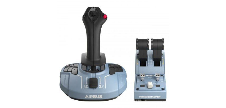 Thrustmaster TCA Officer Pack Airbus Edition Black, Blue USB Flight Sim Analogue / Digital PC